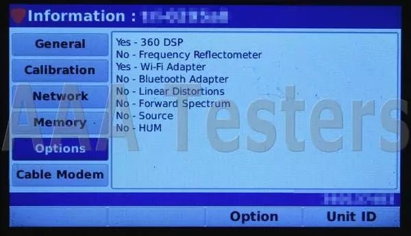 Trilithic 360 DSP Docsis 3.0 Home Certification CATV Meter 360DSP 360 - DSP - XG eqpt