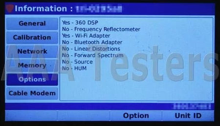 Trilithic 360 DSP Docsis 3.0 Home Certification CATV Meter 360DSP 360 - DSP - XG eqpt