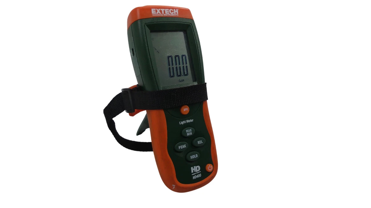 EXTECH Heavy-Duty Light Meter HD400 - Free Shipping
