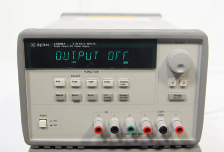 HP / Agilent E3631A Variable DC Power Supply 0 - 6V, 5A / 0-25V, 1A