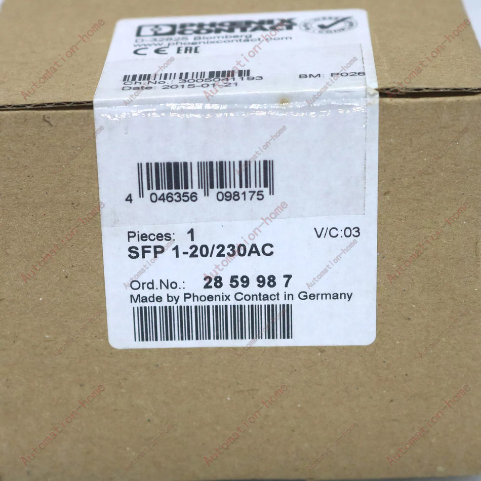1PC NEW Phoenix Filter Surge Protection Device SFP 1-20/230AC 2859987#XR