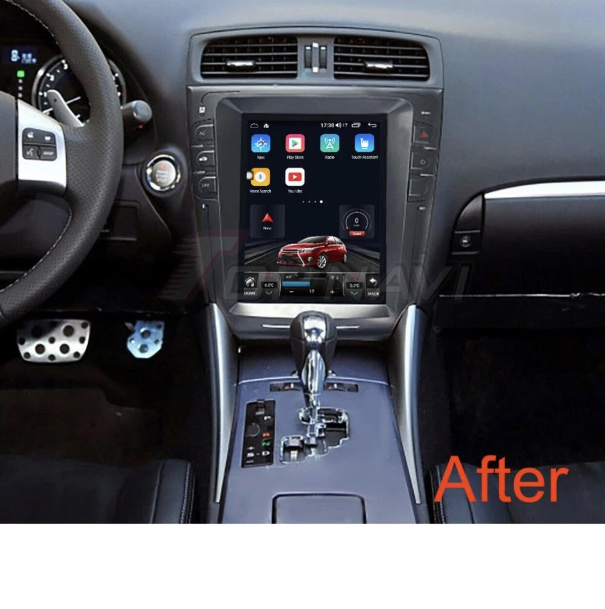 128GB Head Unit for Lexus IS350 IS250 2006-2012 Andoid 13 Car GPS Stereo Radio