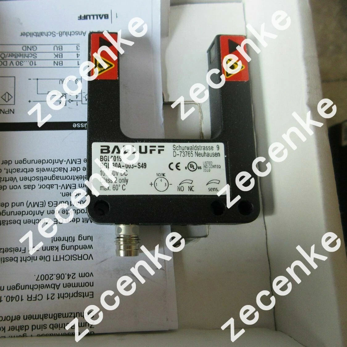 BALLUFF BGL 30A-003-S49 BGL0019 Sensor for Industrial Automation