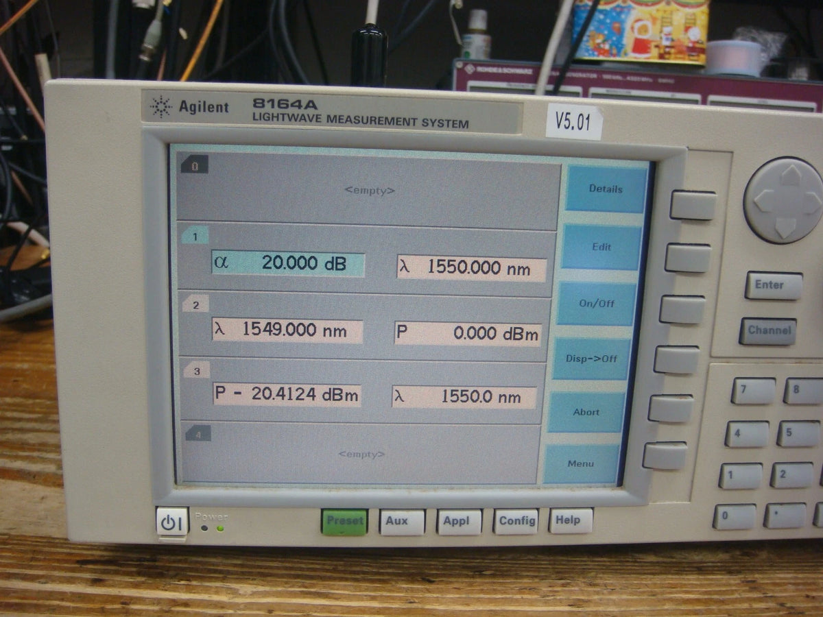 Keysight Agilent HP 81570A 60dB 1200-1700nm Optical Attenuator