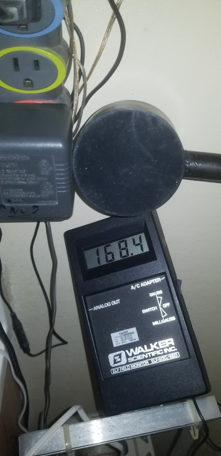 Walker Sci Electromagnetic Field Meter ELF-60D/66D Low Frequency AC