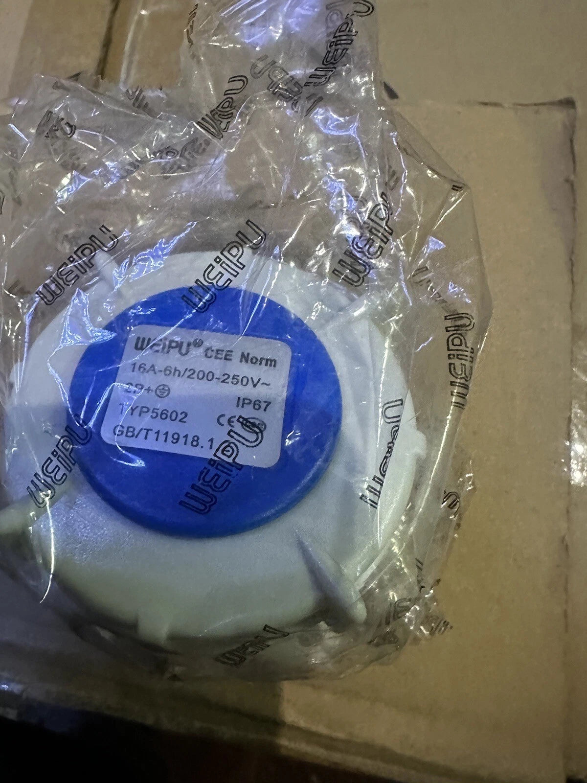 WEIPU TYP5602 16A-6h/200-250V IP67 Connector