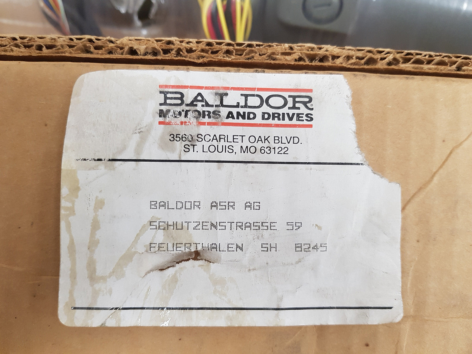 BALDOR ME-4525-CTBAN DC Servo Motor
