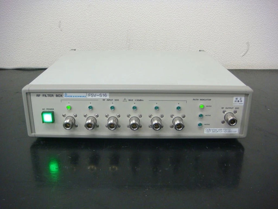Rohde&Schwarz FSV-S16 RF Filter Box
