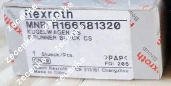 REXROTH R166581320 Slider Guide Rail for Precision Linear Motion Systems