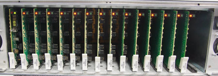 Evertz 500FR Frame with 500FC & 500DA2Q-HD Boards