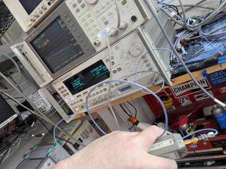Huber & SUHNER Minibend Flex Cable! 50 GHz! Sma/3.5mm LIMIT 1 MAX! R-14" 35 Cm