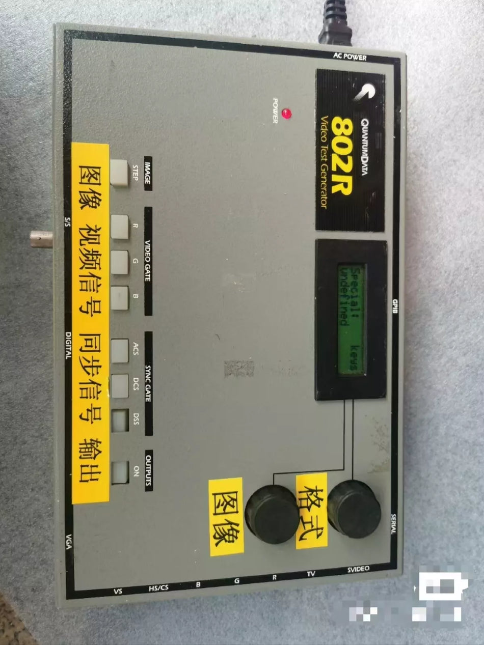 1pc used QuantumDATA MODEL 802R 400MHZ Video TEST GENERATOR bad