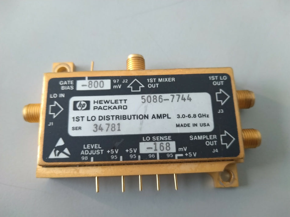 5086-7744 1st LO Distribution Amplifier for 8594E Spectrum Analyzer