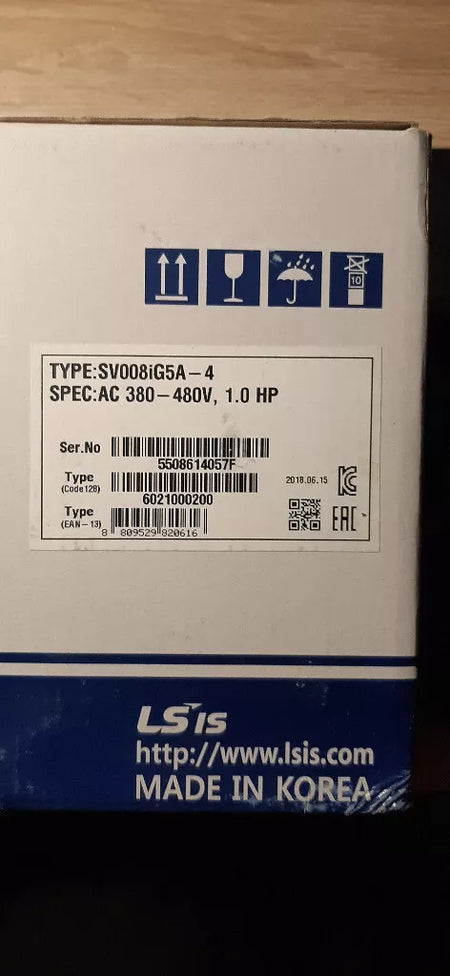 One New LS SV008IG5A-4 Inverter 0.75kW with Expedited Shipping