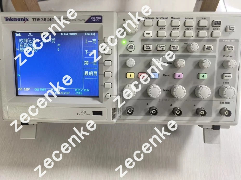 Tektronix TDS 2024C Digital Oscilloscope 4 Channel 200MHz 2Gs/s Used