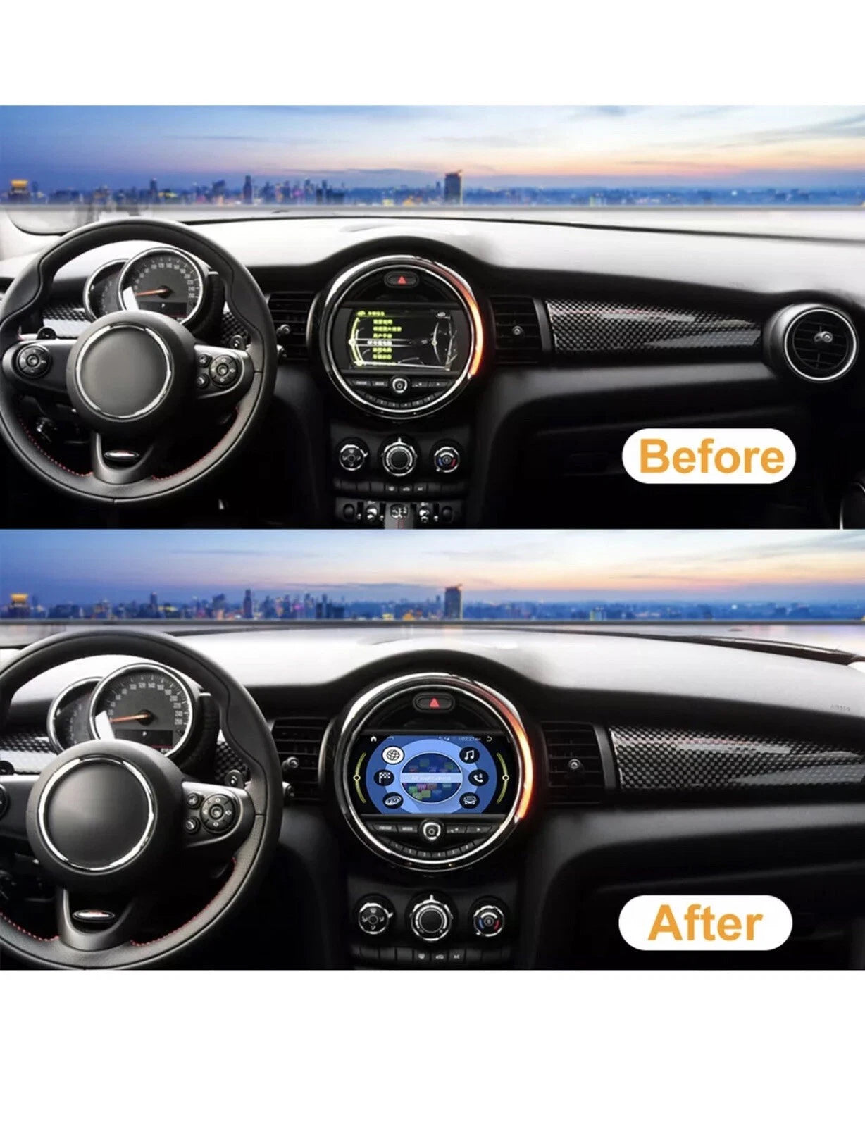 BMW Mini Cooper NBT 2014-2017 Android Car Navigation Player with 360° Camera and 4+64GB Storage