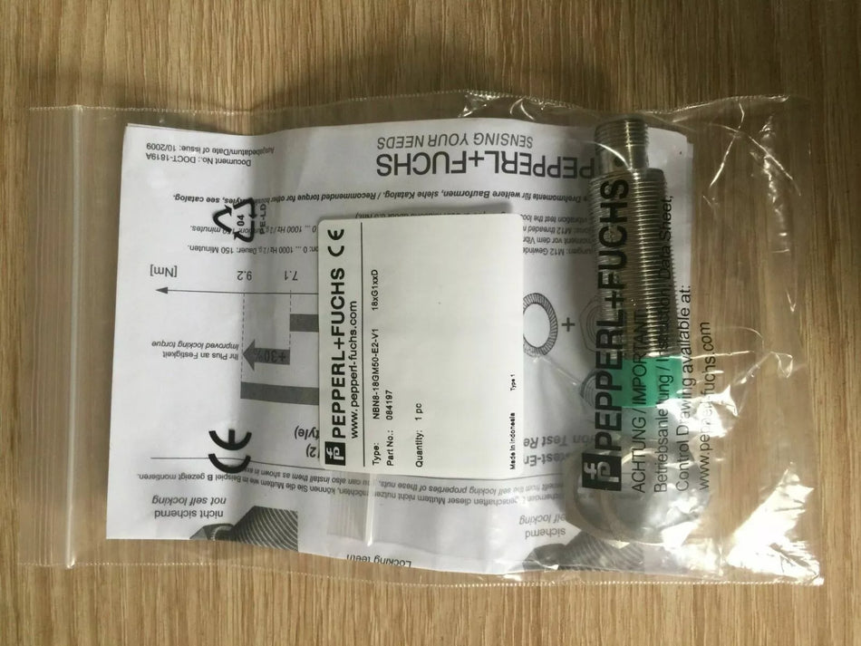 PEPPERL+FUCHS NBN8-18GM50-E2-V1 Proximity Switch with Expedited Shipping