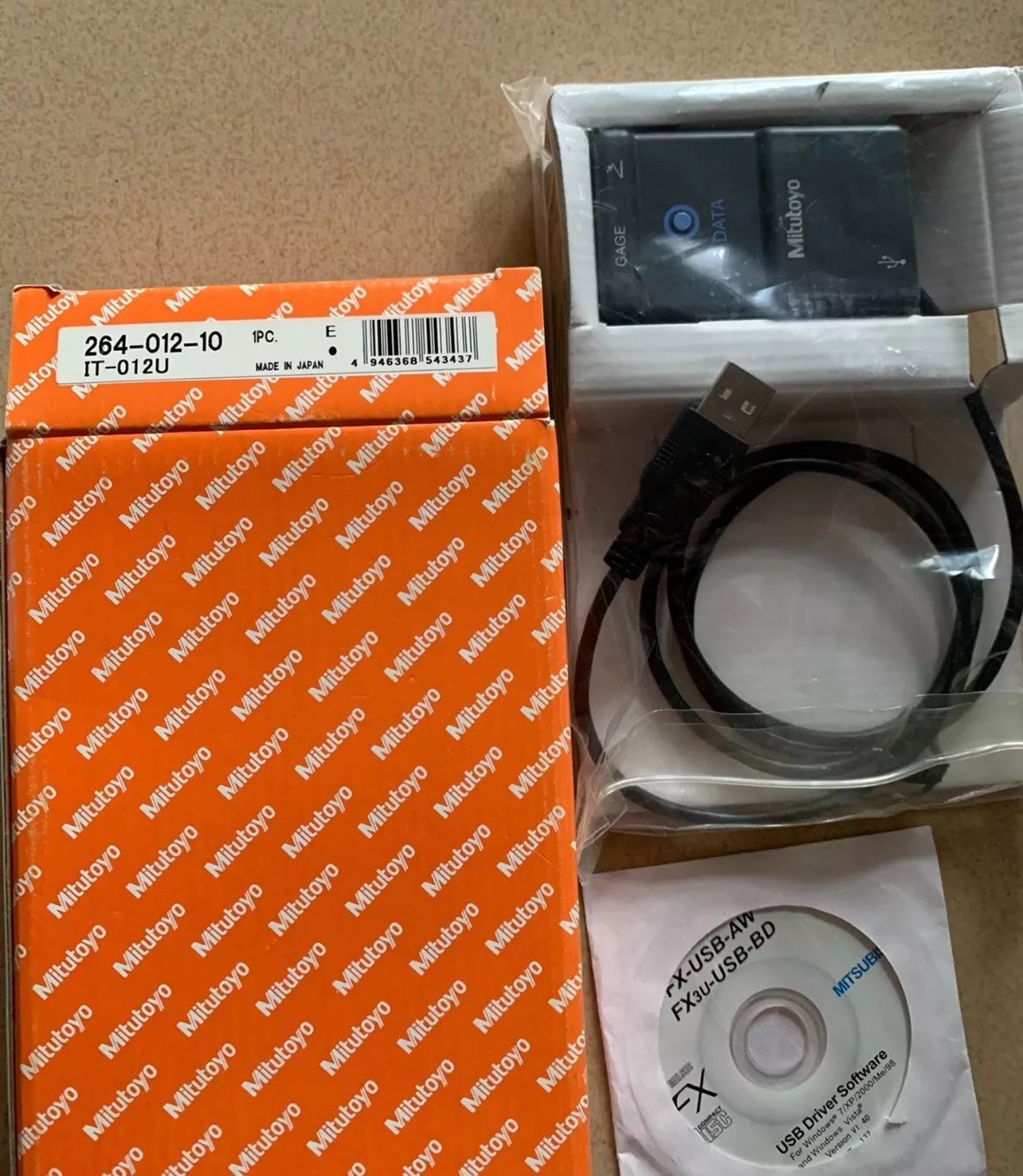 New In Box MITUTOYO 264-012-13 USB Input Tool
