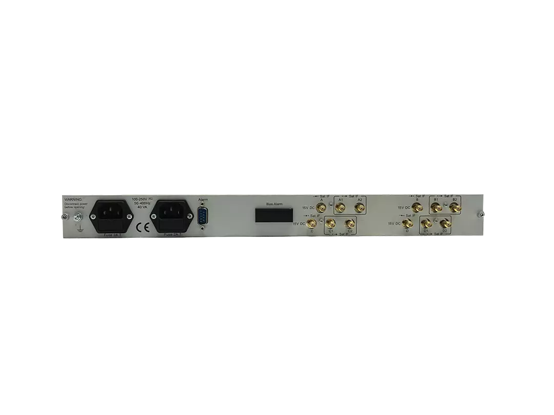 4 Channel LNB Powering Chassis DEV 8122/50/4; 950-2150 MHz; 50 Ohm, SMA (f)