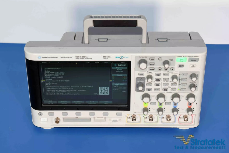 Keysight Agilent DSO-X-2024A 200 MHz. 4 Channels Oscilloscope 1 GSa/s
