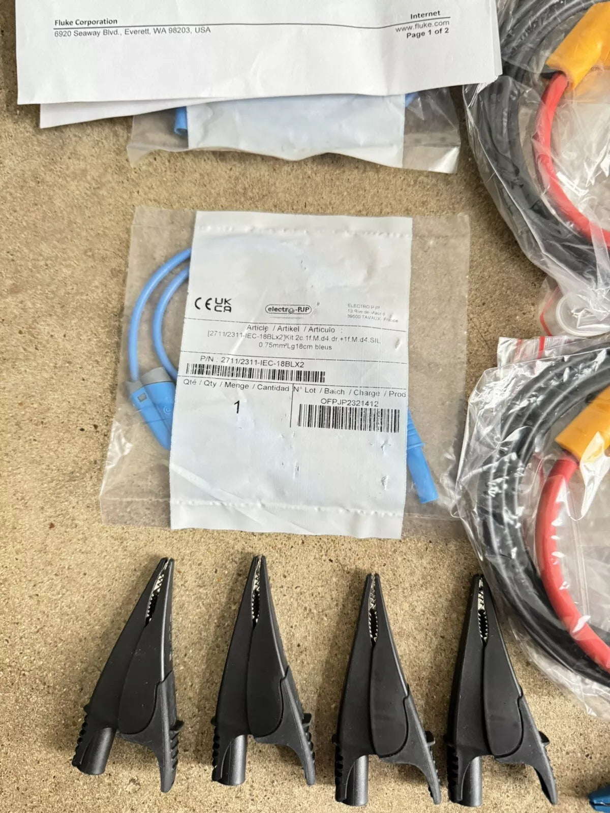 Fluke 1732 Three-Phase Energy Logger with iFlex 1500-12 (CALIBRATED 2023-2024)