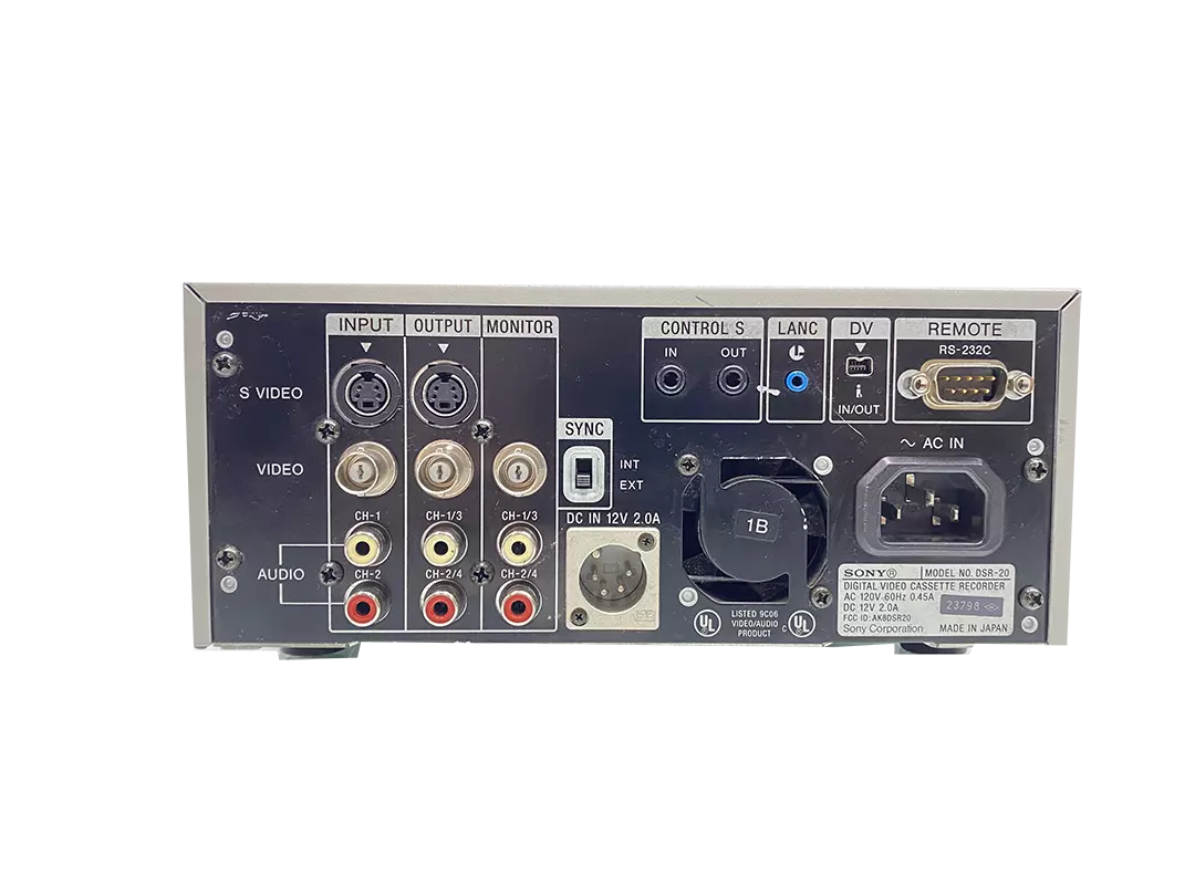 SONY DSR-20 DVCAM Recorder 120V