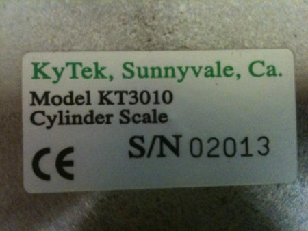 KyTek KT3010 Digital Cylinder Scale for Accurate Weight Measurement