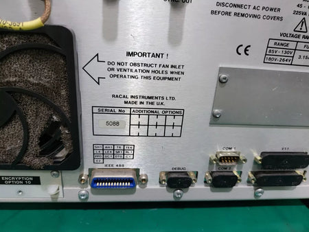 Racal-Instruments 6104 Digital Radio Test Set Untested (5088)