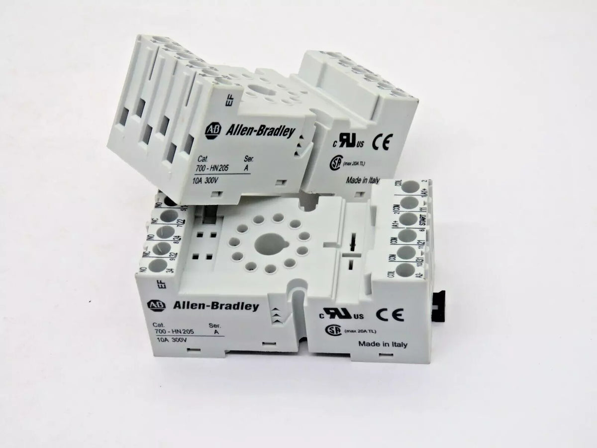 2PCS Allen-Bradley 700-HN205 Relay Socket SER A - NEW OPENBOX