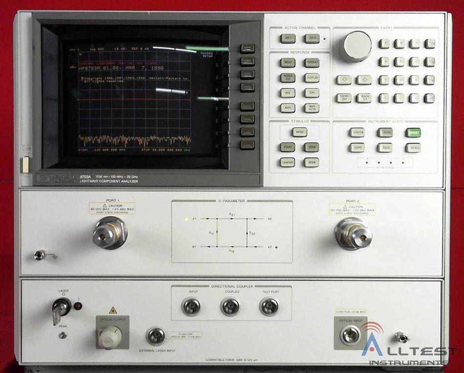 HP/Agilent 8703A Lightwave Component Analyzer