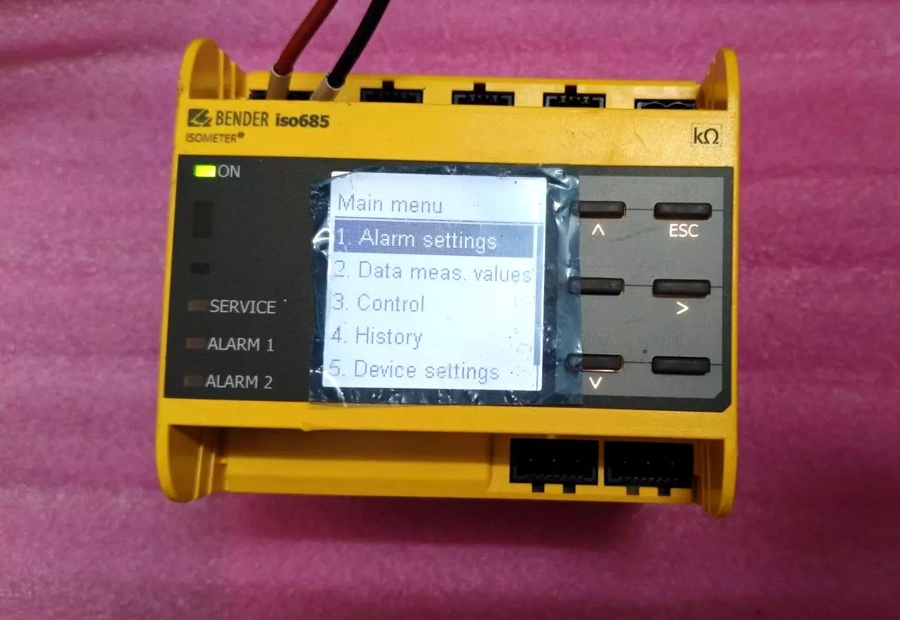 BENDER ISO685-D Isometer Digital Ground Fault Monitor/Detector ISO685W-D