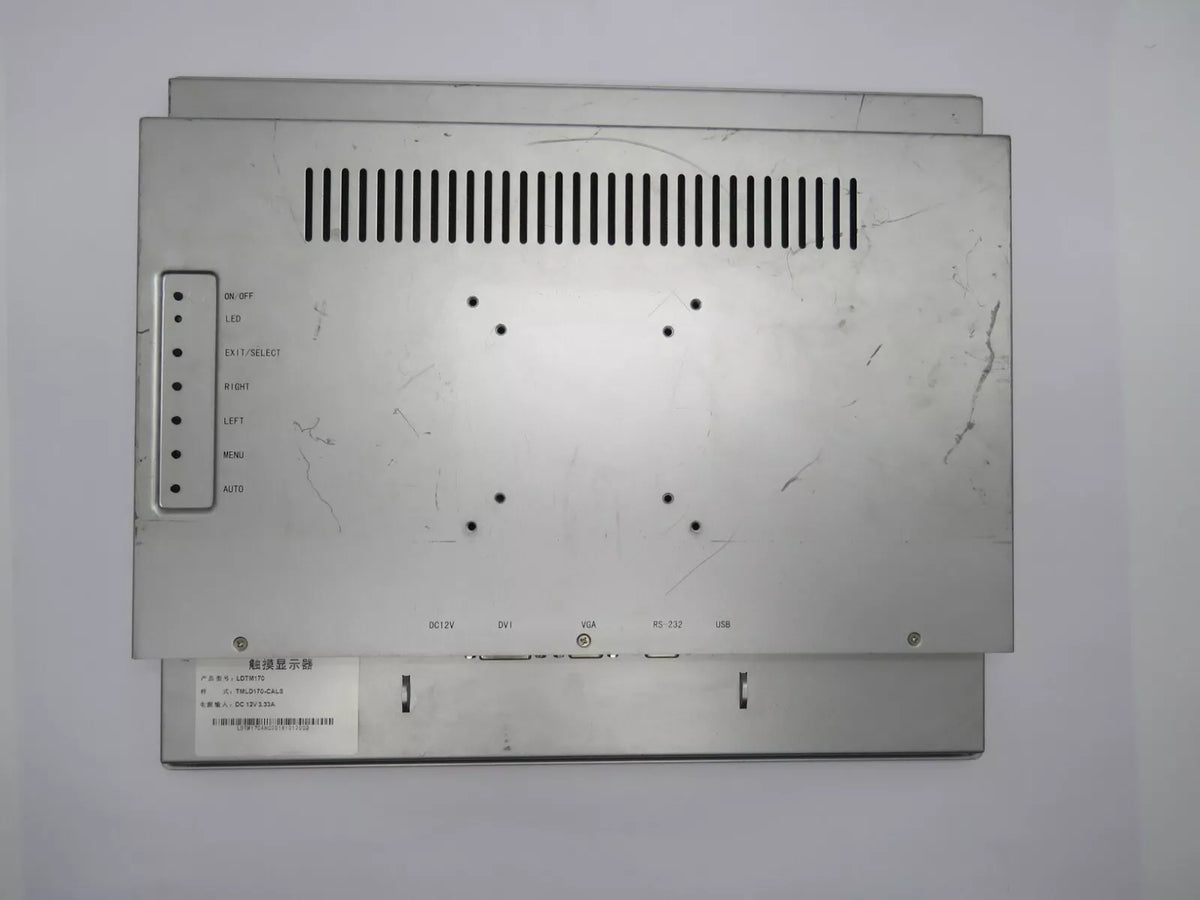 LDTM170 Touchscreen Monitor HMI TMLD170-CALS DC 12V 3.33A with USB RS-232 Connection