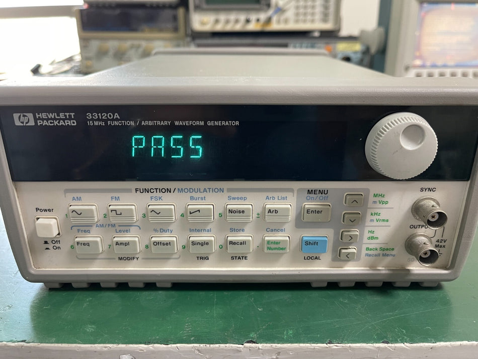 33120A 15 MHz Function Arbitrary Waveform Generator