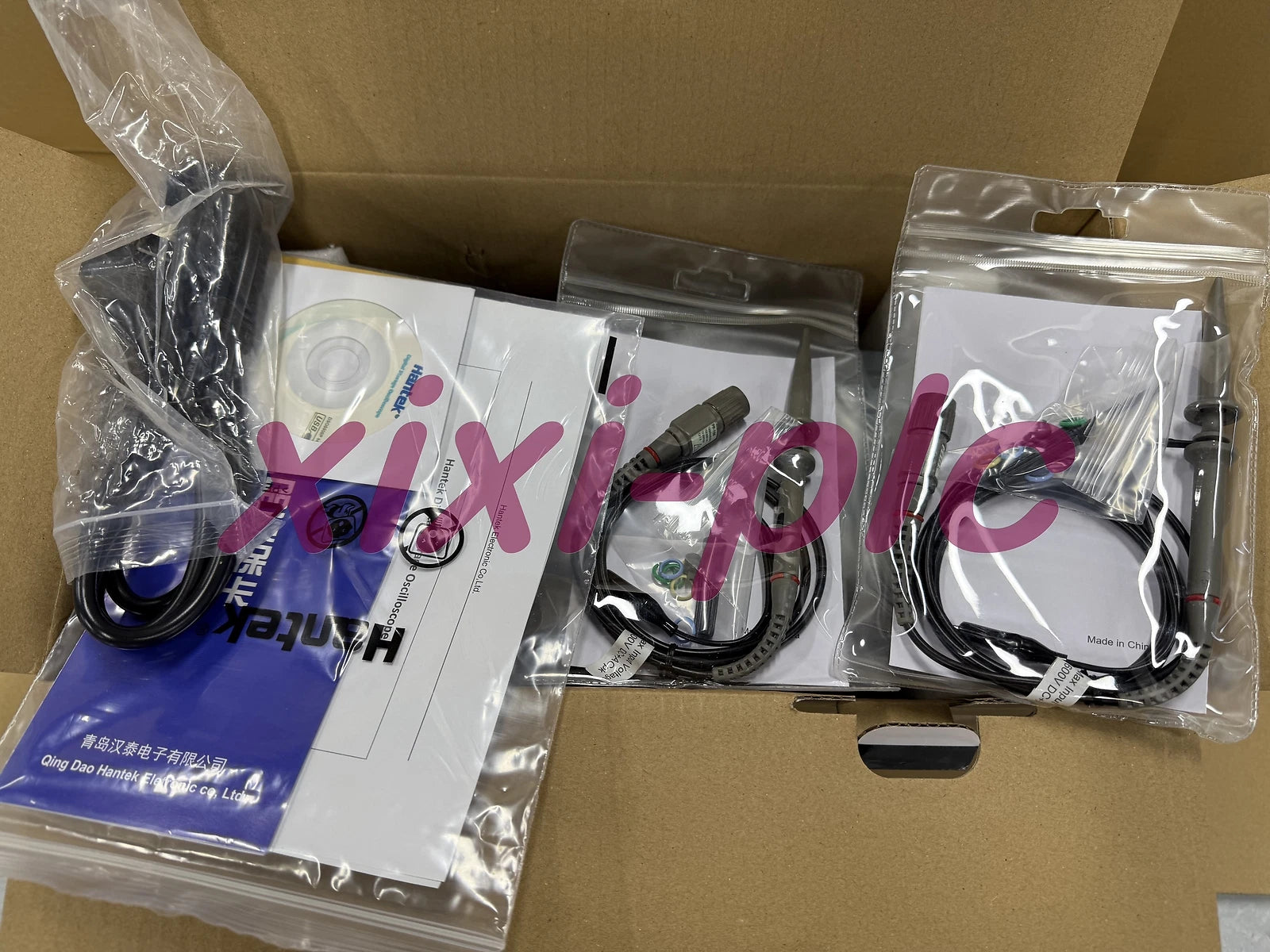 Hantek DSO5102P USB 1Gsa/s 100MHz Digital Oscilloscope 7'' TFT Display 2CH
