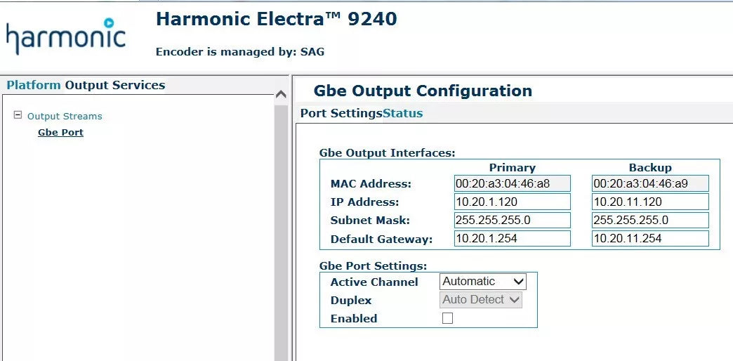 Harmonic ELC9K Electra 9240 Universal Multi-Service Encoder 2x IOM-FLEX-DHC