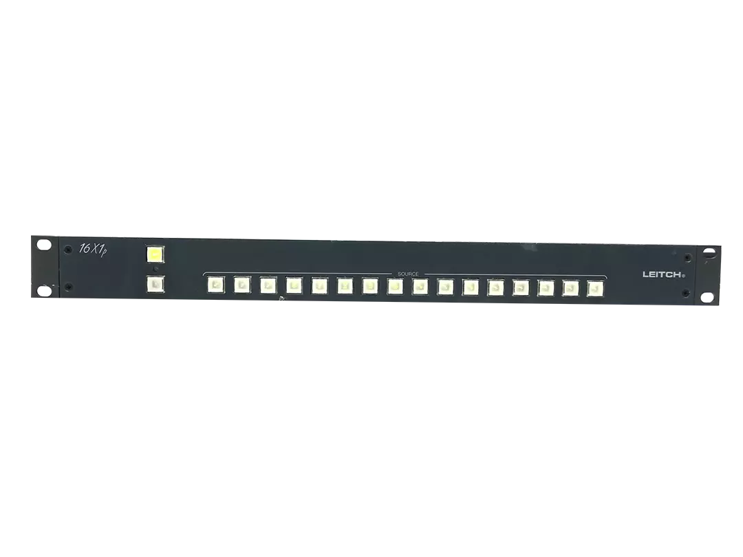 Leitch RCP-16X1P 1RU Remote 16x1 Programmable Pushbutton Panel