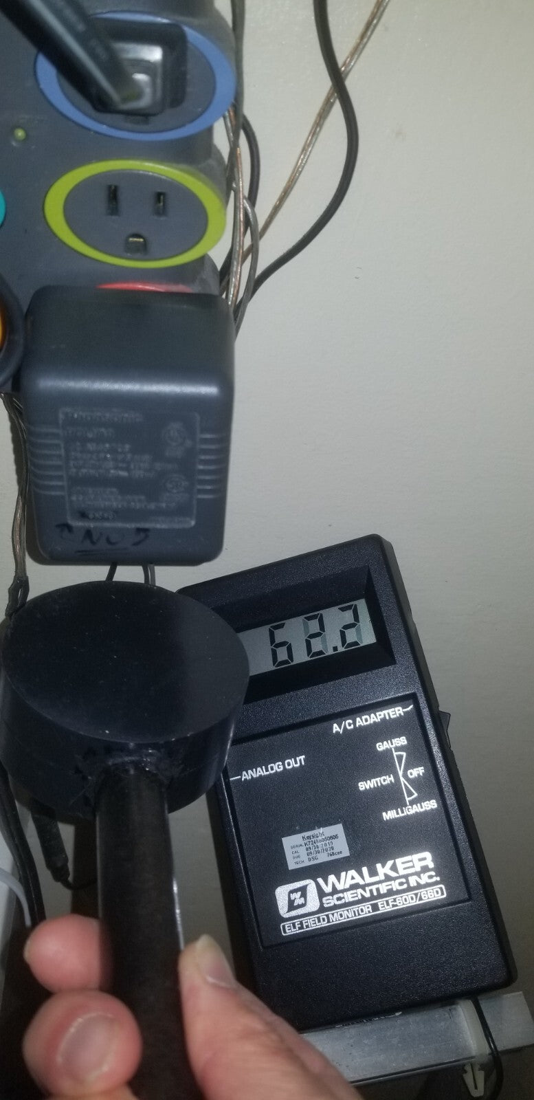 Walker Sci Electromagnetic Field Meter ELF-60D/66D Low Frequency AC
