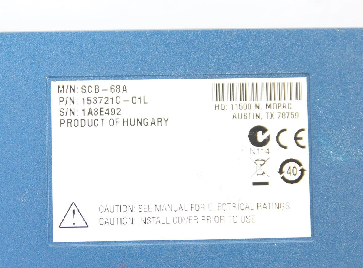 National Instruments NI SCB-68A / 153721C-01L Terminal Block Breakout