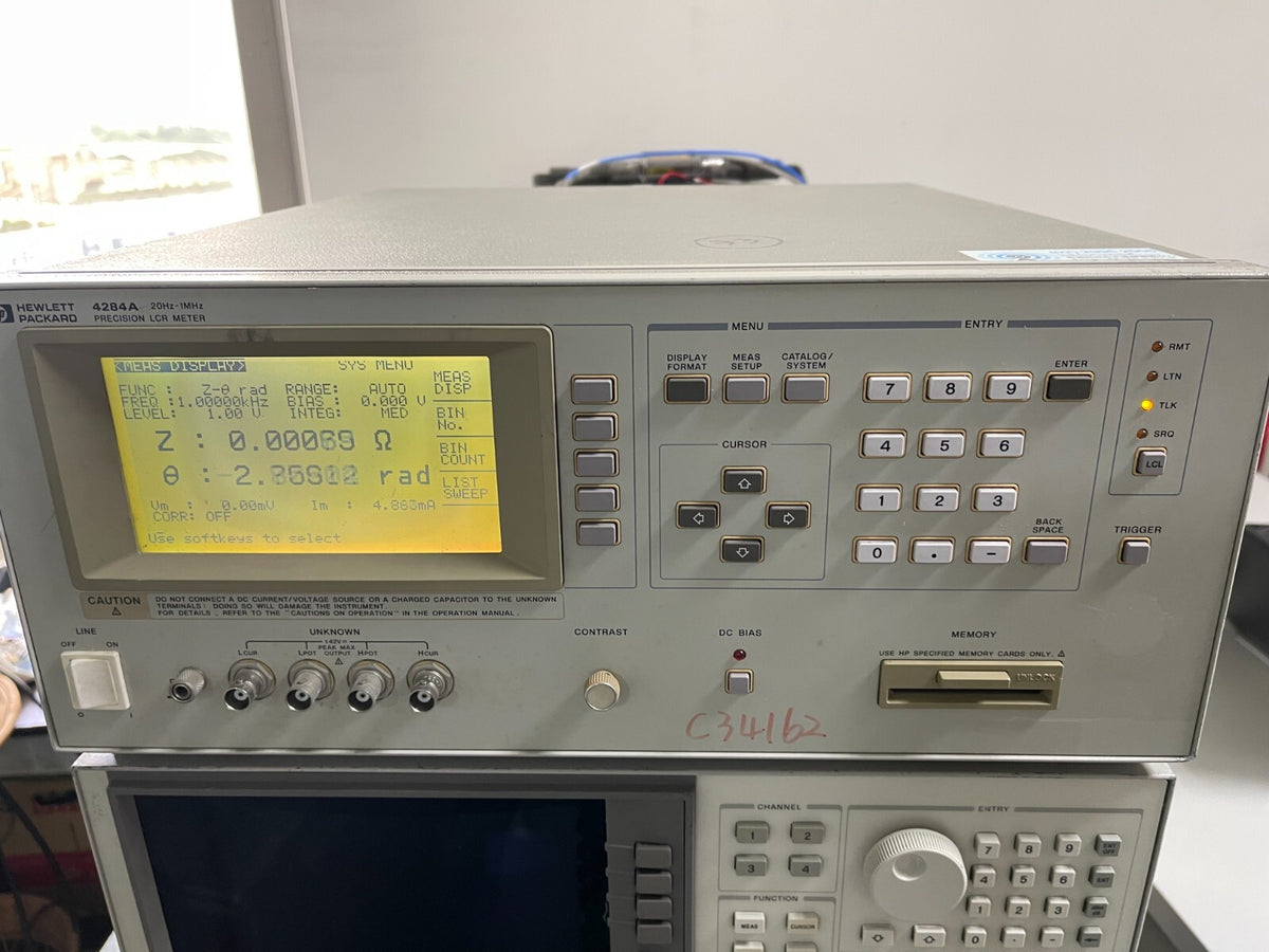 Agilent HP 4284A Precision LCR Meter 20Hz - 1MHz _ 6859 - XG eqpt