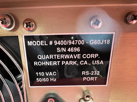 QuarterWave 94700-G60J18 Medium Power Pulsed Microwave Amplifier