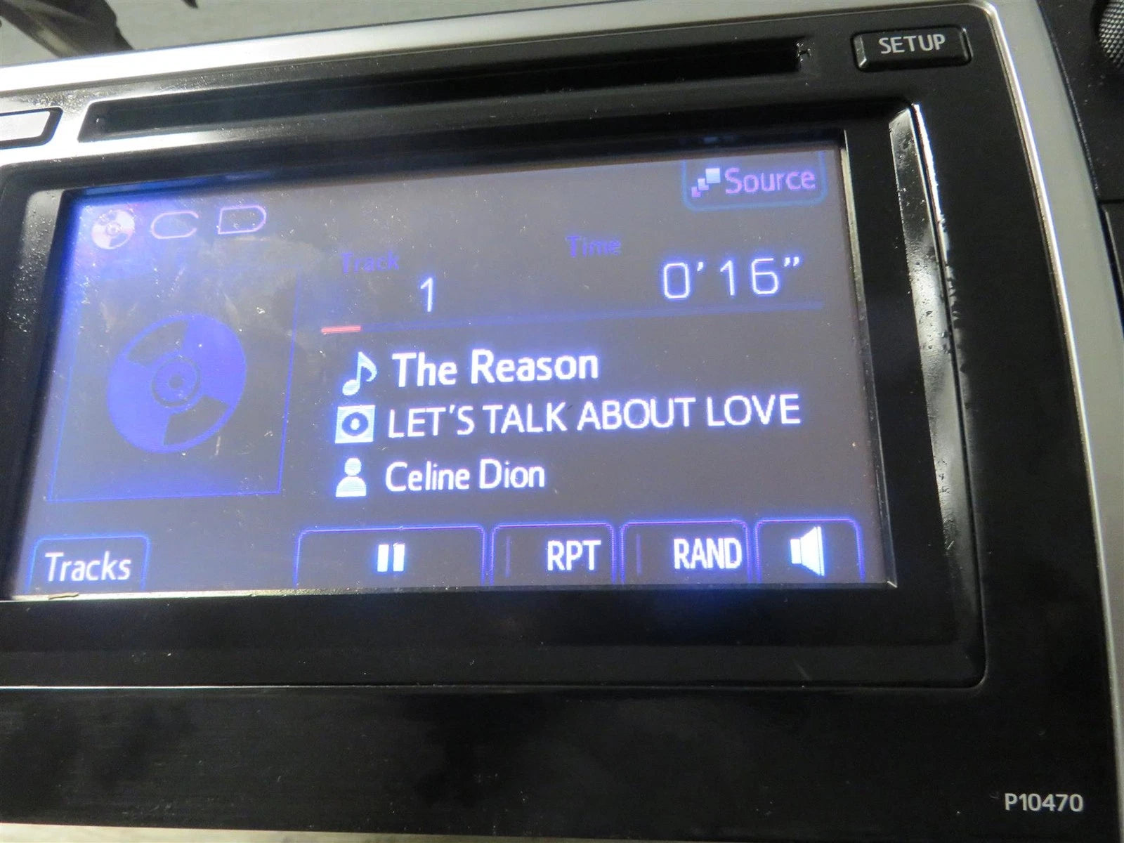 2013 TOYOTA CAMRY  P10470 CD Player Radio Receiver  86140-06021