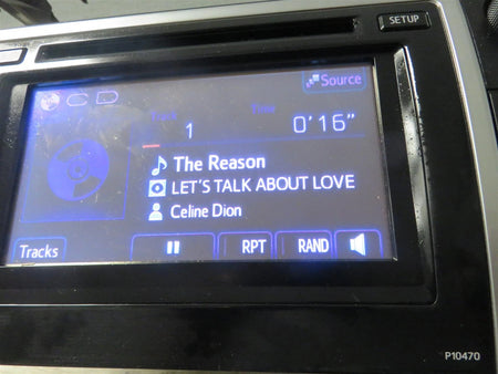 2013 TOYOTA CAMRY  P10470 CD Player Radio Receiver  86140-06021