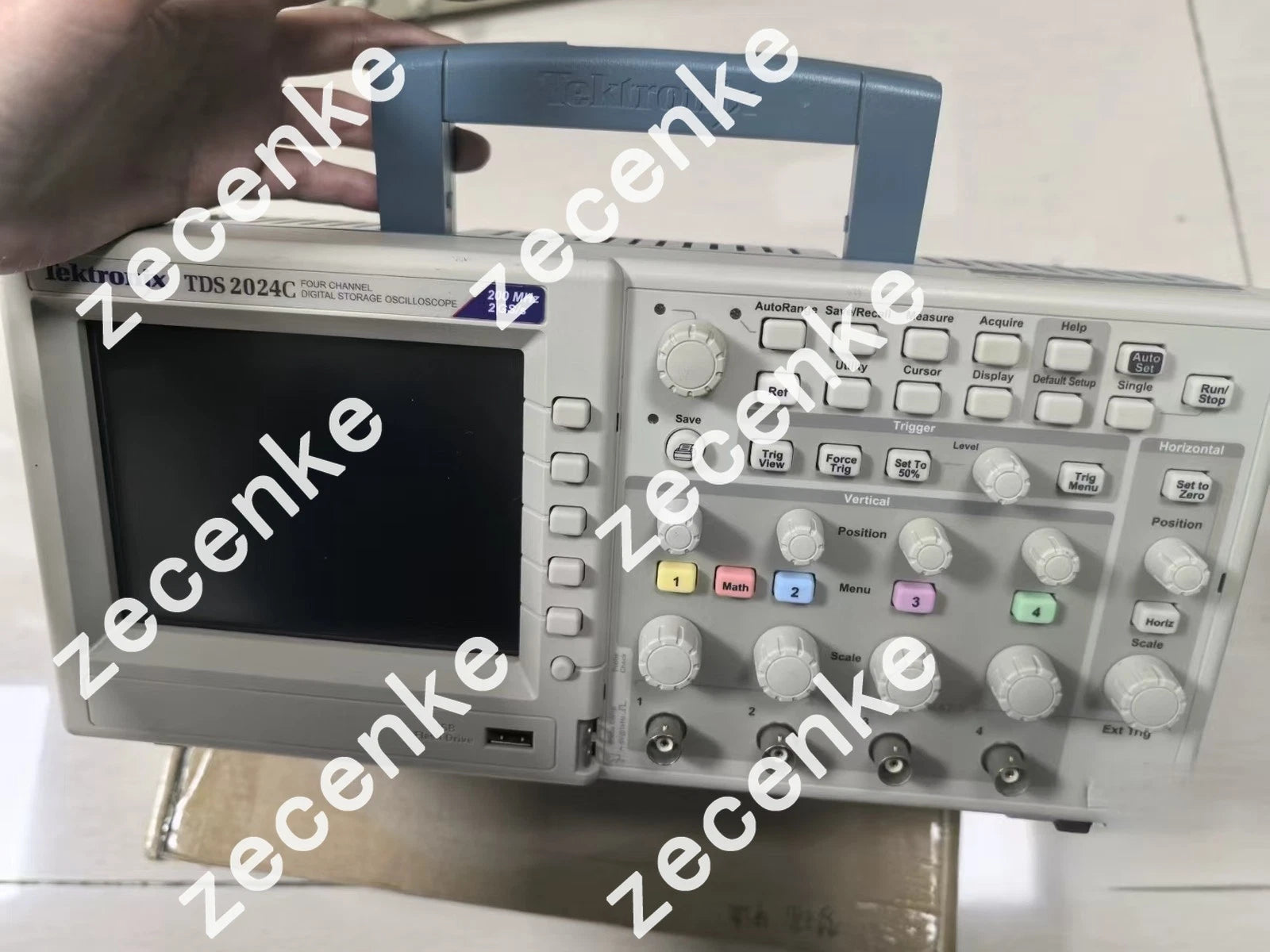 Tektronix TDS 2024C Digital Oscilloscope 4 Channel 200MHz 2Gs/s Used