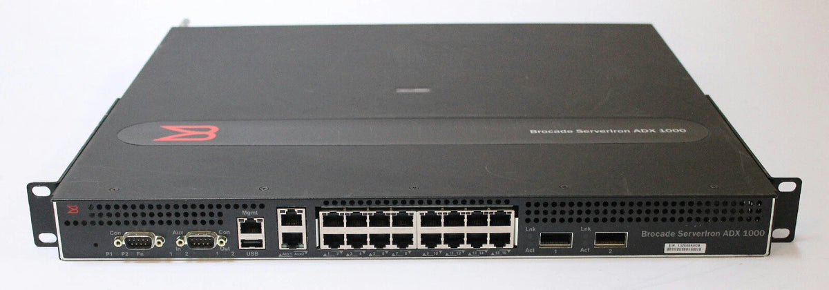 Brocade ServerIron ADX-1000 Load Balancer / Traffic Manager SI-1016-2-SSL-PREM
