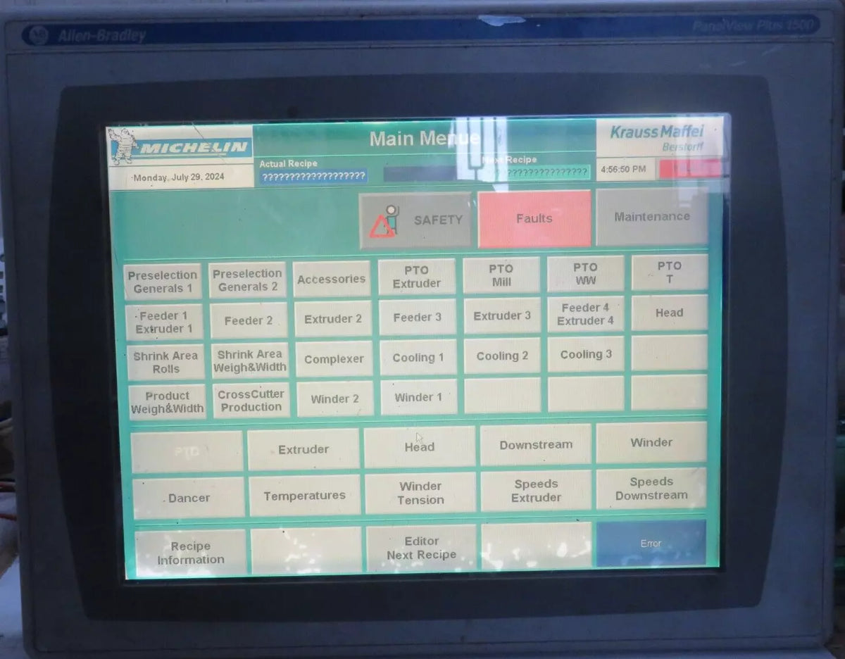 Allen Bradley 2711P-RDT15C PanelView Plus 1500 Color Display