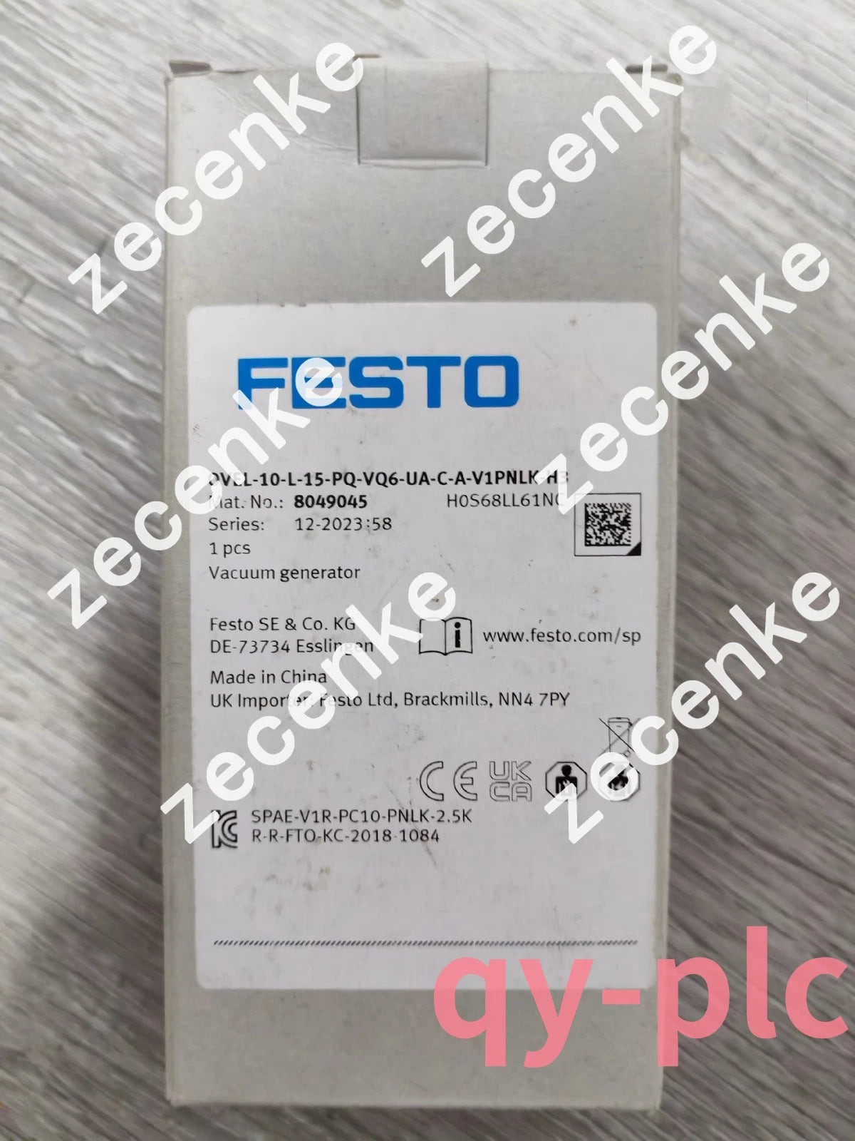Festo OVEL-10-H-15-PQ-VQ6-UA-C-A-V1PNLK-H3 8049054 Valve Fast Shipping
