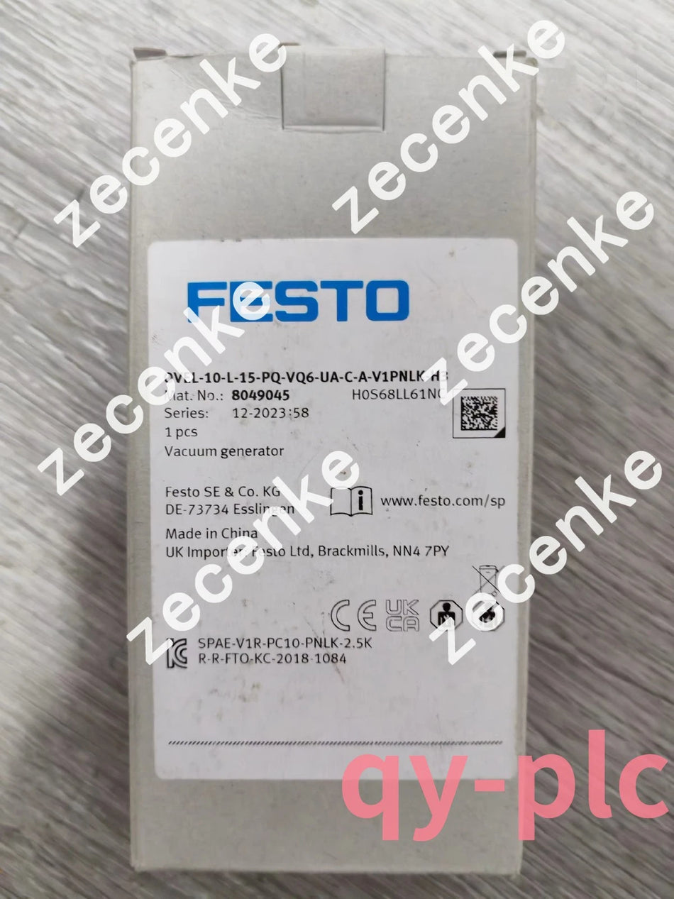 Festo OVEL-10-H-15-PQ-VQ6-UA-C-A-V1PNLK-H3 8049054 Valve Fast Shipping