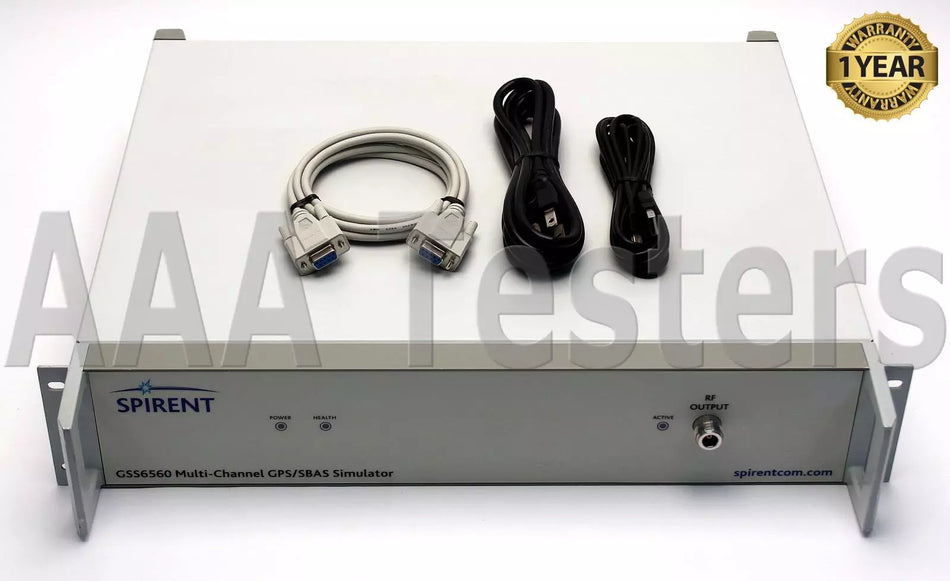 Spirent GSS6560 GPS L1 SBAS RF Signal Generator Multi-Channel Simulator