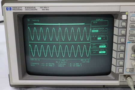HP 54520A 500MHz 2-Channel Digital Oscilloscope