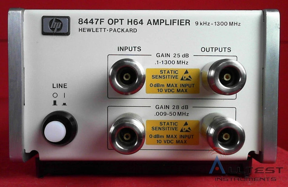 HP Agilent Keysight 8447F-H64 Amplifier 1-1300 MHz (4296)